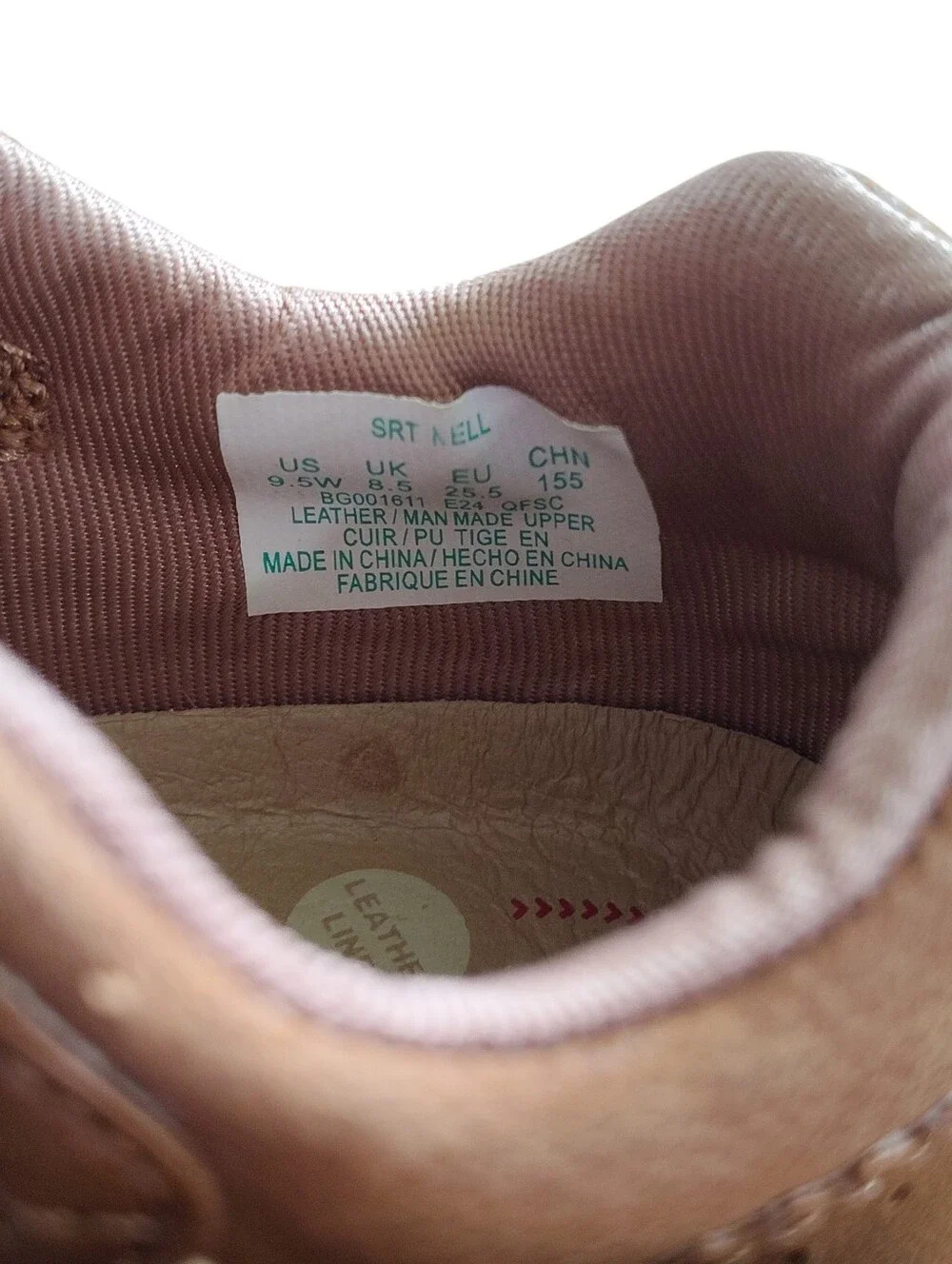 Stride Rite Classic Brown Mary Jane Kids Shoes Size 9.5W